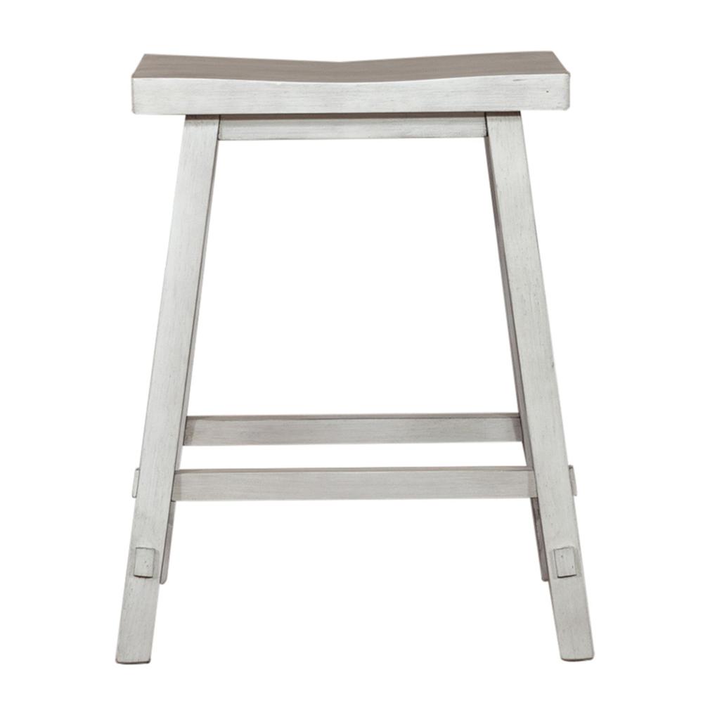 Creations 24 Inch Sawhorse Counter Stool - White in Various