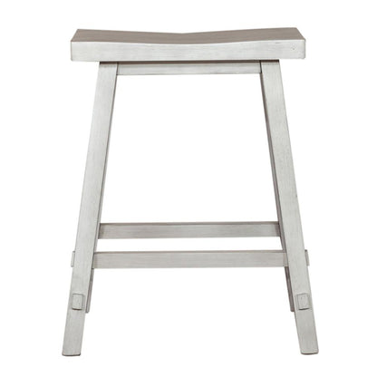Creations 24 Inch Sawhorse Counter Stool - White in Various