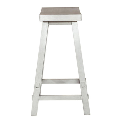 Creations 24 Inch Sawhorse Counter Stool - White in Various