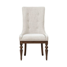 Arden Road Opt 7 Piece Trestle Table Set - 6 Upholstered Chairs - Satin Cherry