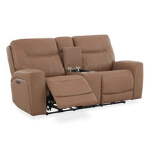 Bennett Power Recline Sofa & Recliner with Charging Ports - Butternut Leather