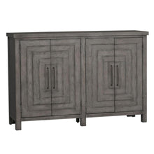 Modern Farmhouse Buffet in Dusty Charcoal w/ Heavy Distressing