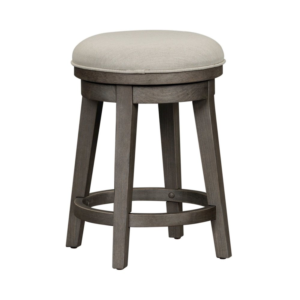4 PcLiving Room Set with Charging Station - Distressed Dusty Charcoal Oak Wood