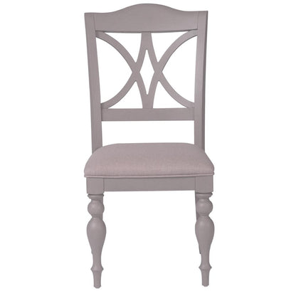 Summer House Slat Back Side Chair (RTA) in Dove Gray