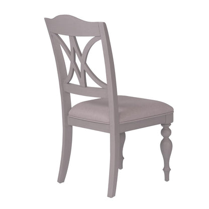 Summer House Slat Back Side Chair (RTA) in Dove Gray