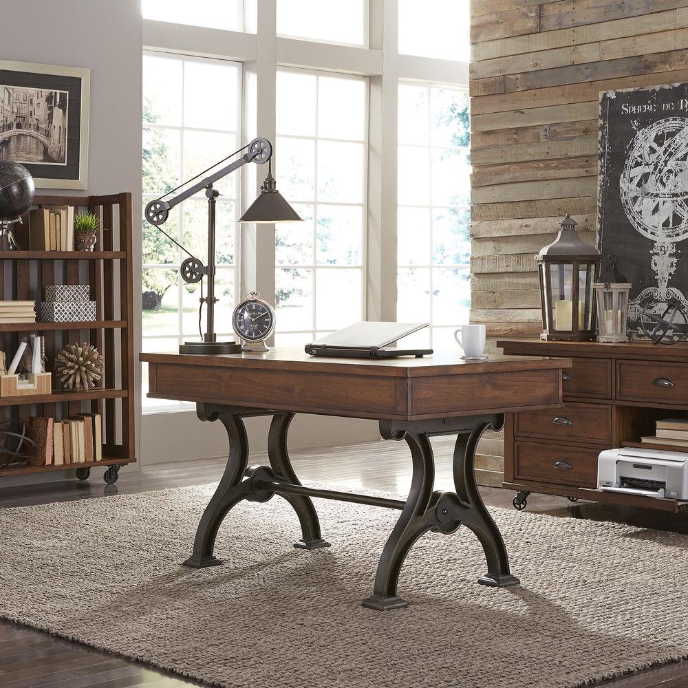 Arlington House Writing Desk in Cobblestone Brown