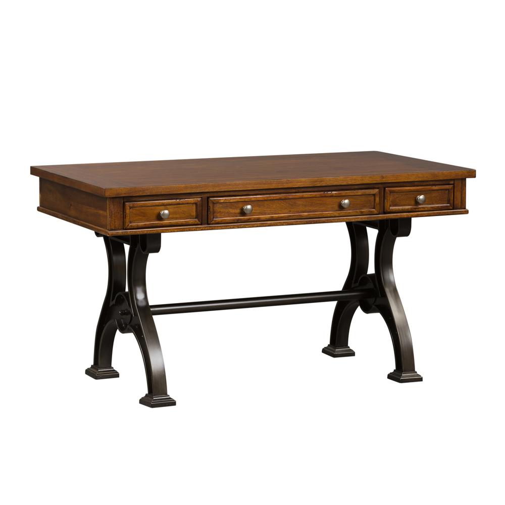 Arlington House Complete 2 Piece Desk in Cobblestone Brown