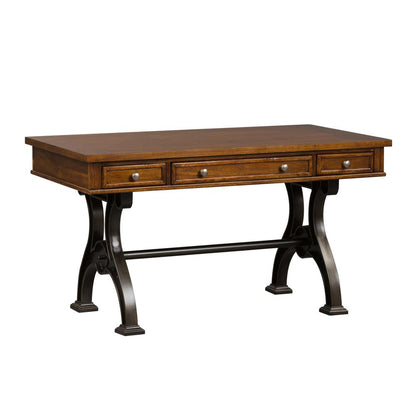 Arlington House Complete 2 Piece Desk in Cobblestone Brown