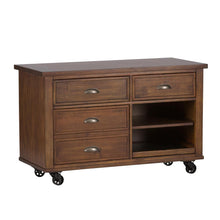 Arlington House Complete 2 Piece Desk in Cobblestone Brown