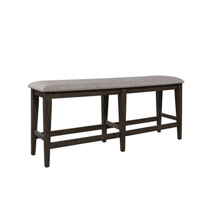 Double Bridge 6 Piece Gathering Table Set in Dark Chestnut