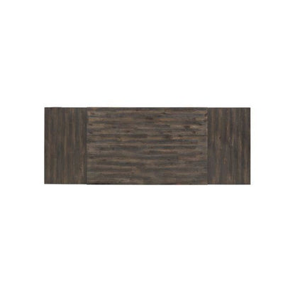 Double Bridge 7 Piece Gathering Table Set in Dark Chestnut