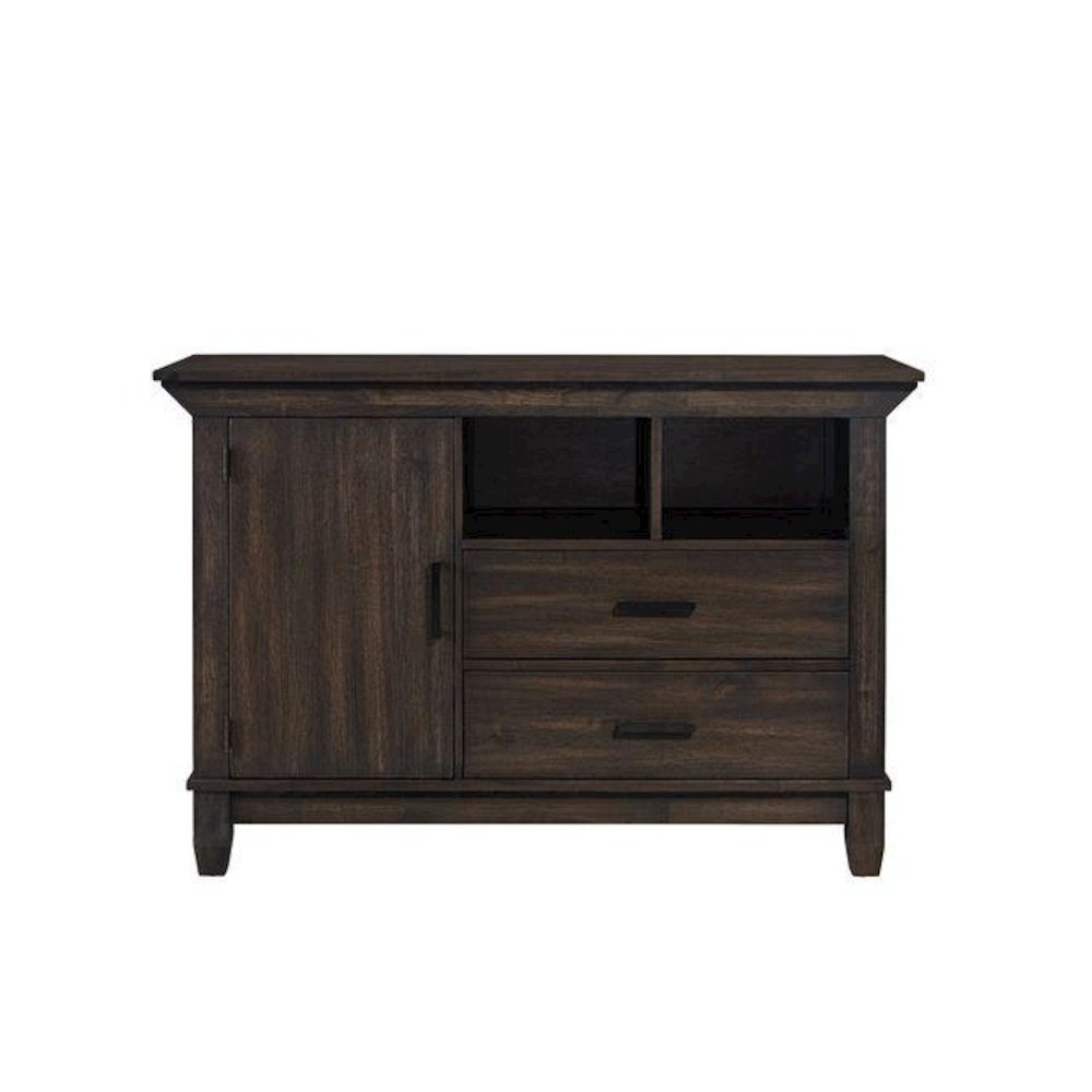 Double Bridge Sideboard in Dark Chestnut