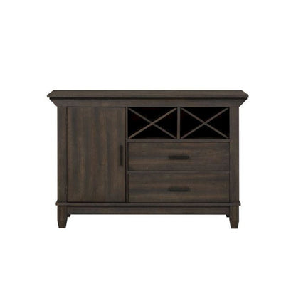 Double Bridge Sideboard in Dark Chestnut