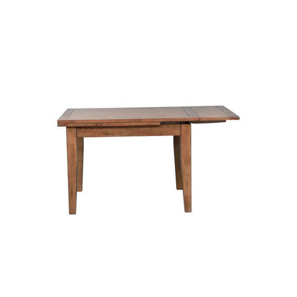 Treasures Optional 5 Piece Retractable Table Set in Rustic Oak