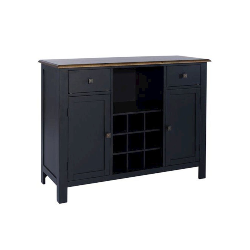 Carolina Crossing Server- Black in Black w/ Antique Honey Top