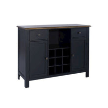 Carolina Crossing Server- Black in Black w/ Antique Honey Top