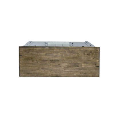 Carolina Crossing Server- White in White w/ Antique Honey Top