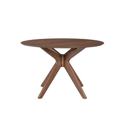 Space Savers 5 Piece Pedestal Table Set in Satin Walnut