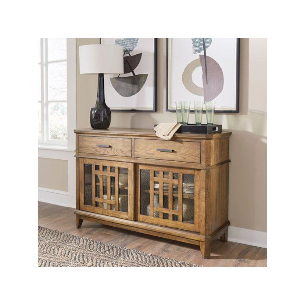 Santa Rosa Server in Antique Honey