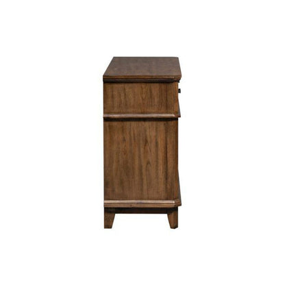 Santa Rosa Server in Antique Honey