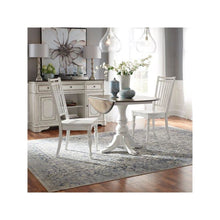 3 Piece Drop Leaf Table Table Dining Room Set with 2 Spindle Back Side Chairs