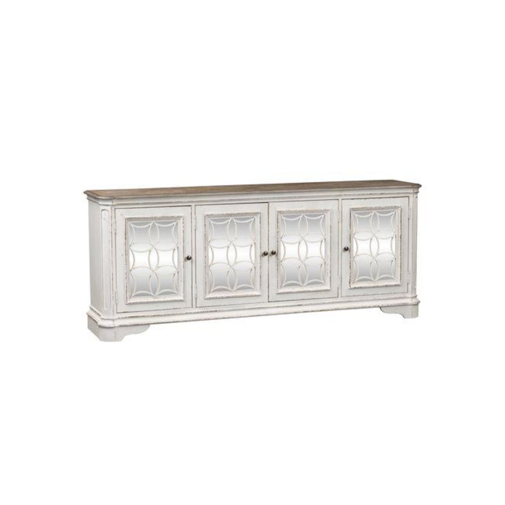 Magnolia Manor TV Console in Antique White