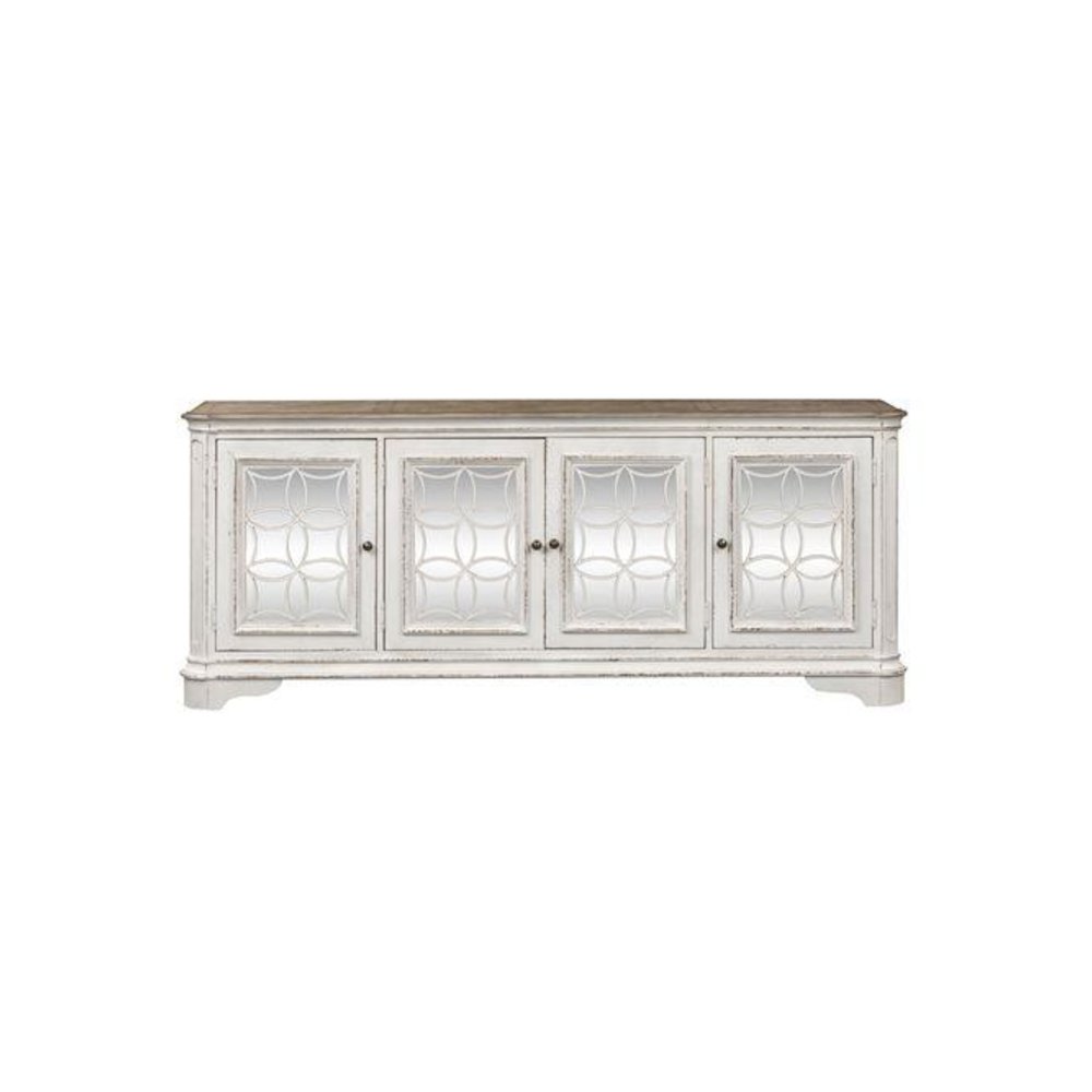 Magnolia Manor TV Console in Antique White
