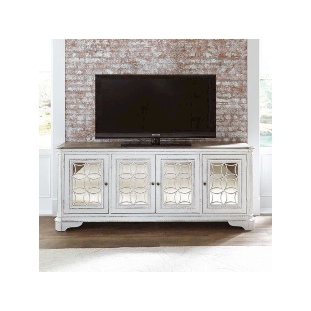 Magnolia Manor TV Console in Antique White