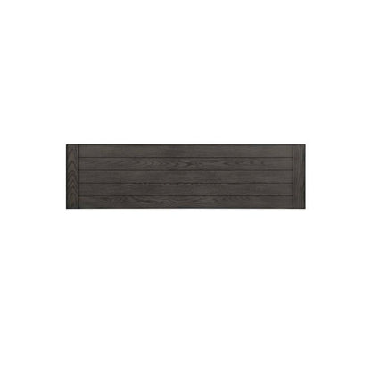 Allyson Park 66 Inch TV Console in Wirebrushed White w/ Charcoal Top