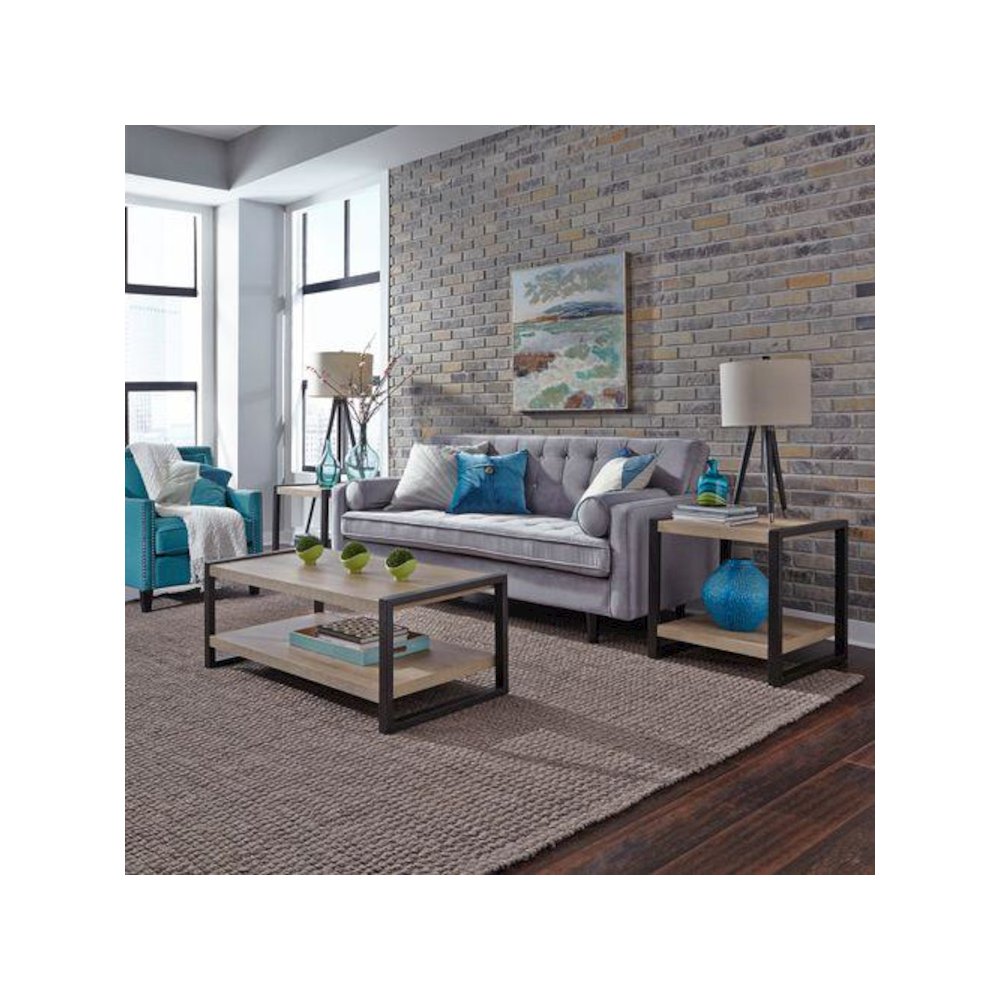 Sun Valley 3 Pack with Faux Metal in Sandstone
