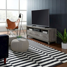 Mercury 62 Inch TV Console in Driftwood Gray