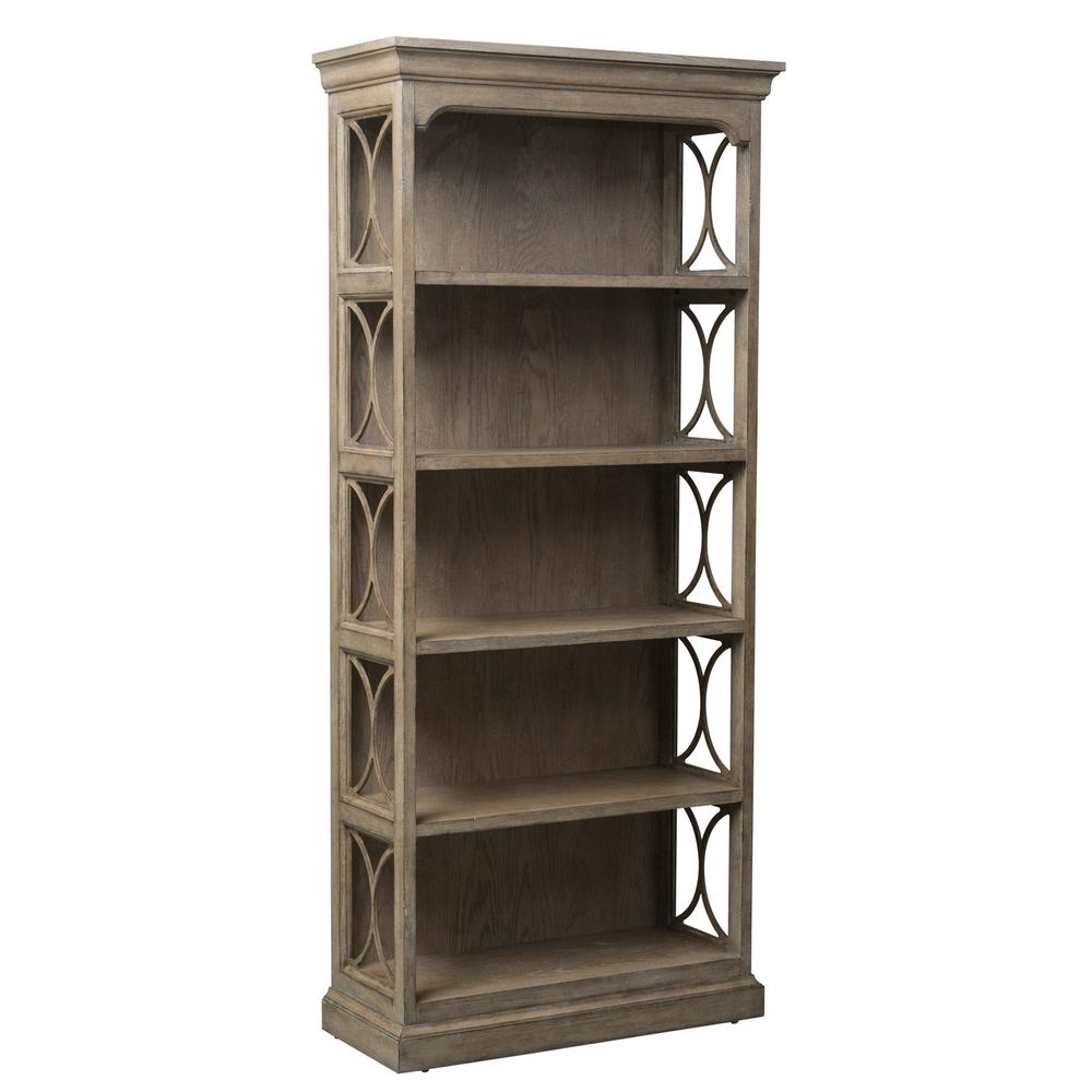 Simply Elegant Bookcase in Heathered Taupe