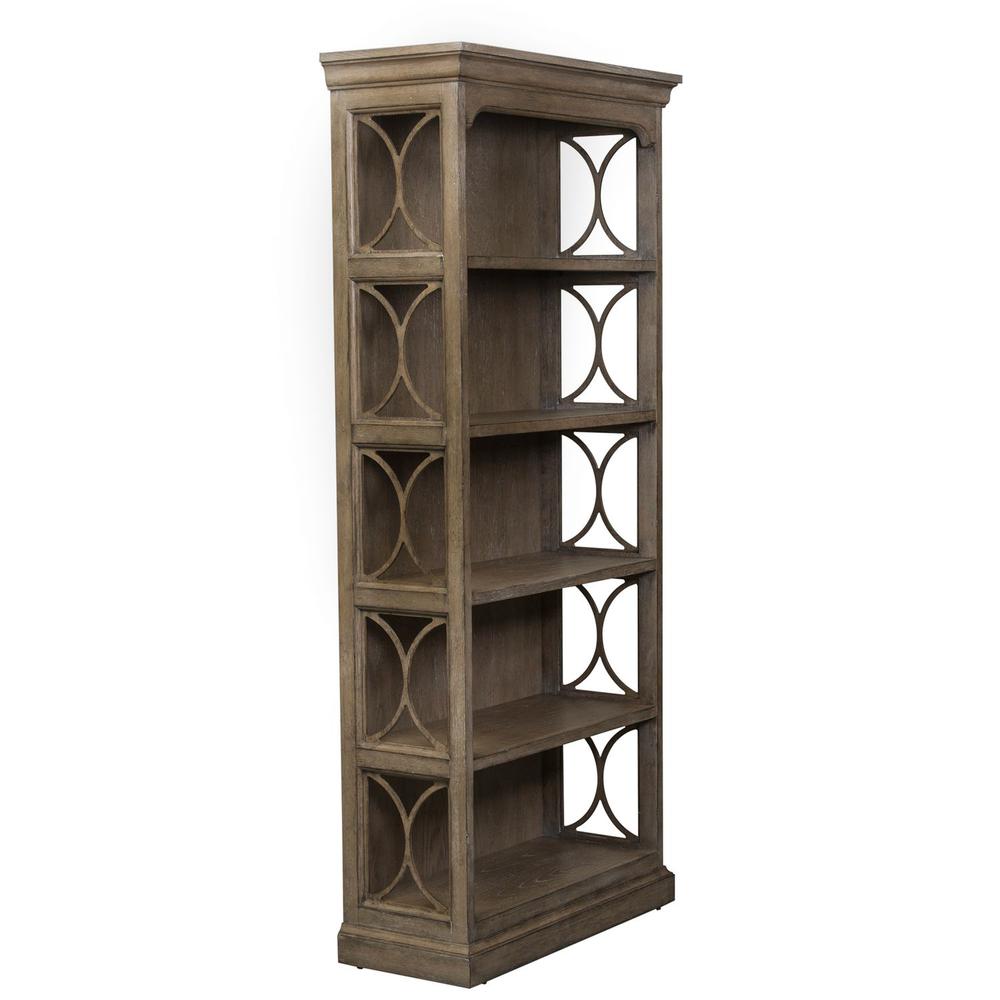 Simply Elegant 3 Piece Desk & Hutch Set in Heathered Taupe