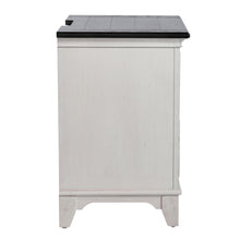 2 Drawer Night Stand w/ Charging Station