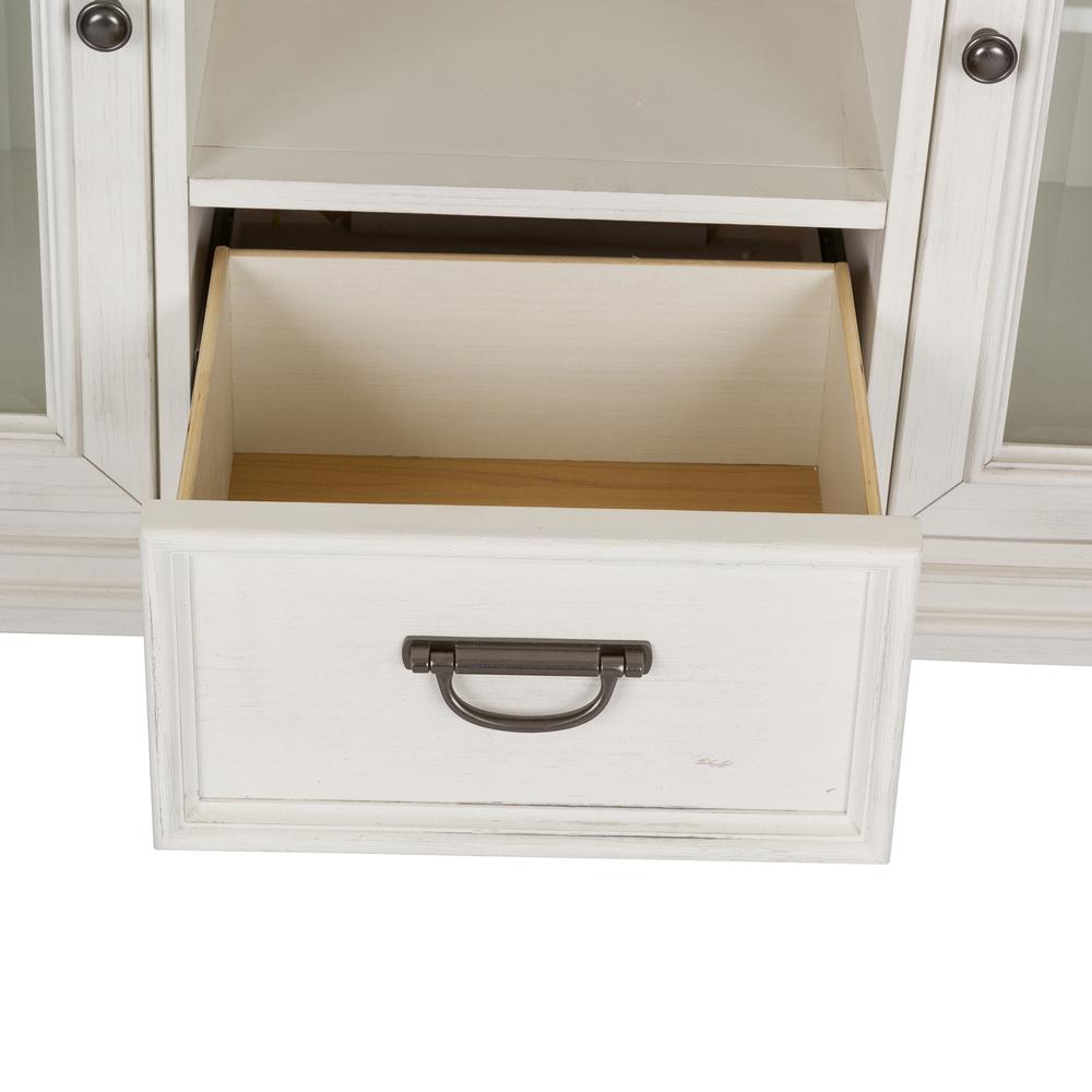 Allyson Park Allyson Park Buffet in Wirebrushed White w/ Charcoal Top