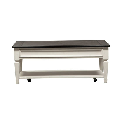 3 Pc Living Room Set Drawer Cocktail Table, 2 End Tables Cottage  White