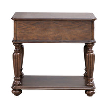Allington Rectangular End Table for Living Room - Satin Sienna