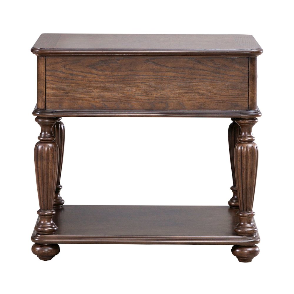 Allington Rectangular End Table for Living Room - Satin Sienna