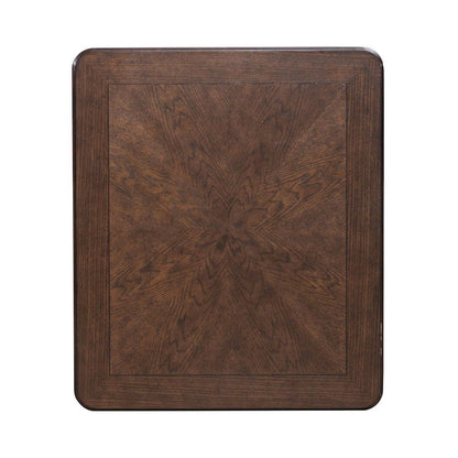 Allington Rectangular End Table for Living Room - Satin Sienna