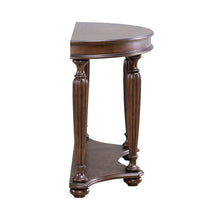 Allington Demilune Sofa Table for Living Room - Satin Sienna