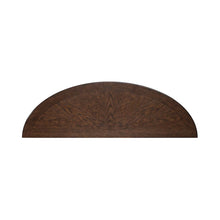 Allington Demilune Sofa Table for Living Room - Satin Sienna