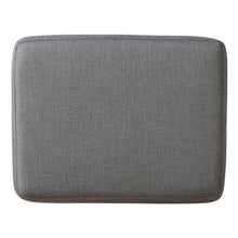 Hayden Way Upholstered Console Stool in Gray Wash