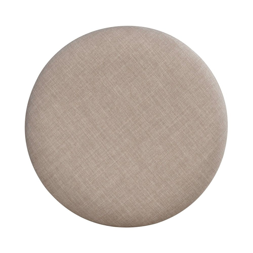 City Scape Upholstered Console Swivel Stool 25" Burnished Beige Oak