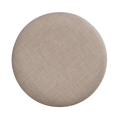 City Scape Upholstered Console Swivel Stool 25" Burnished Beige Oak