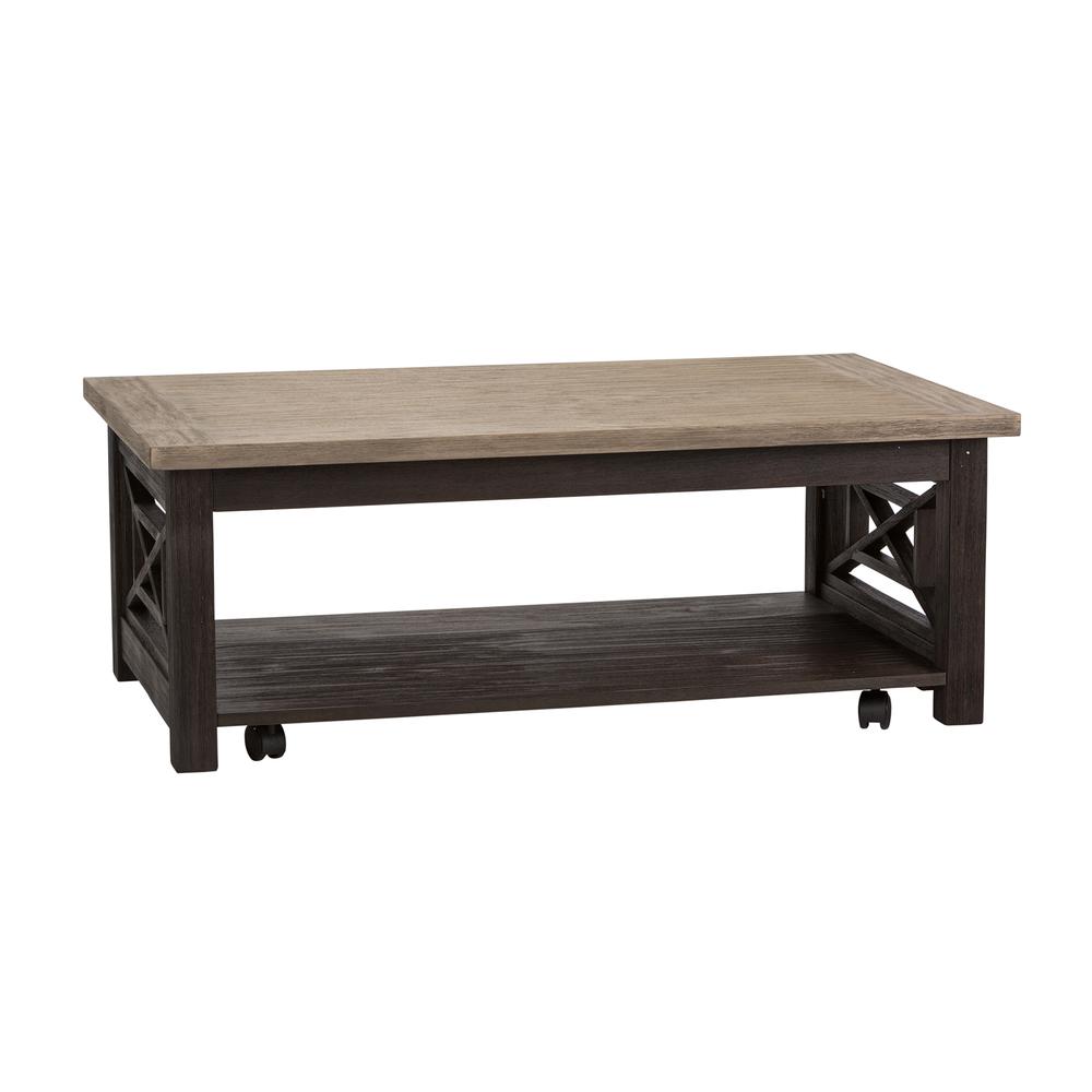 Heatherbrook Cocktail Table in Charcoal