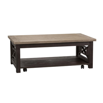 Heatherbrook Cocktail Table in Charcoal