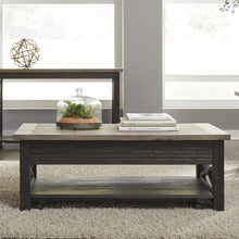 Heatherbrook Lift Top Cocktail Table in Charcoal