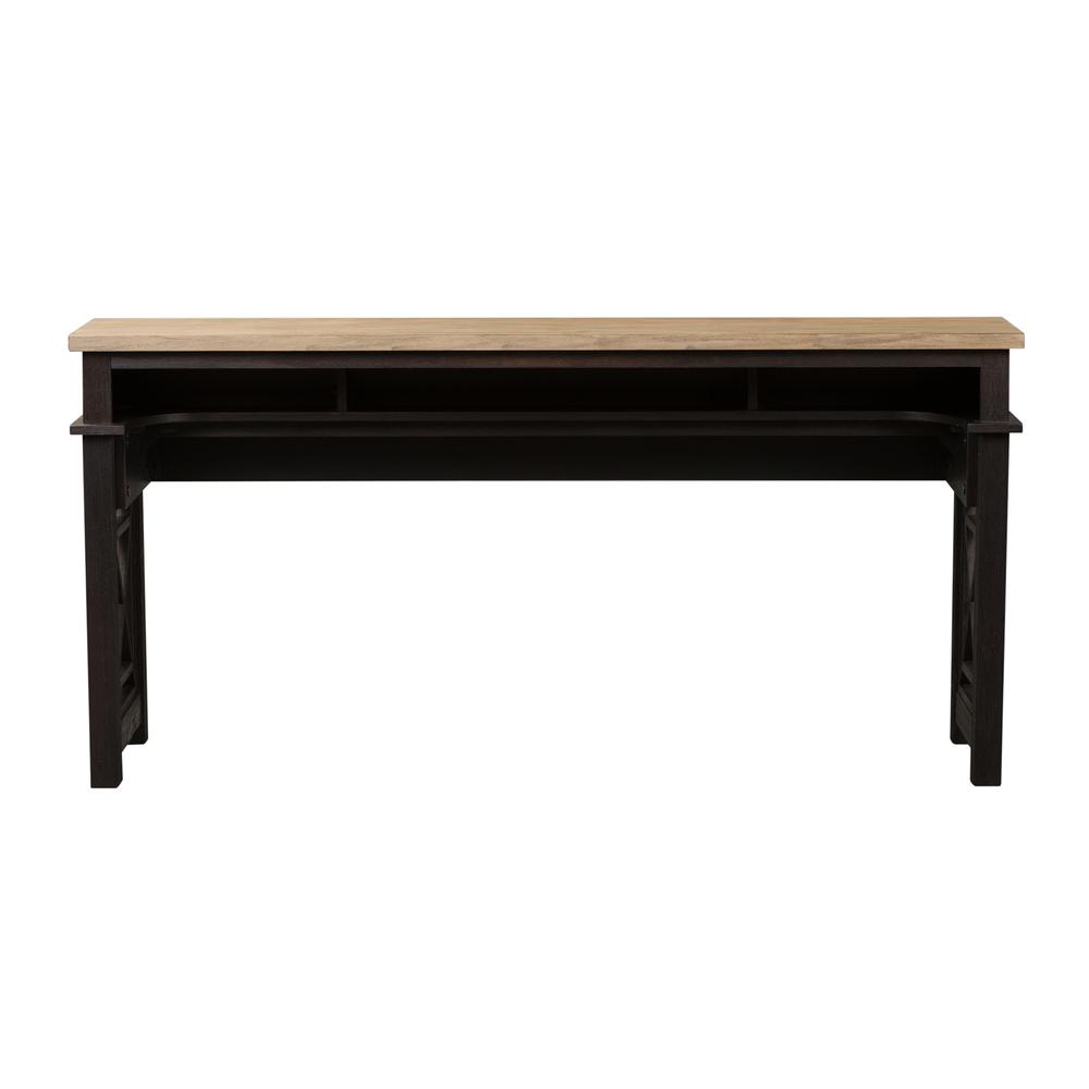Heatherbrook Console Bar Table in Charcoal