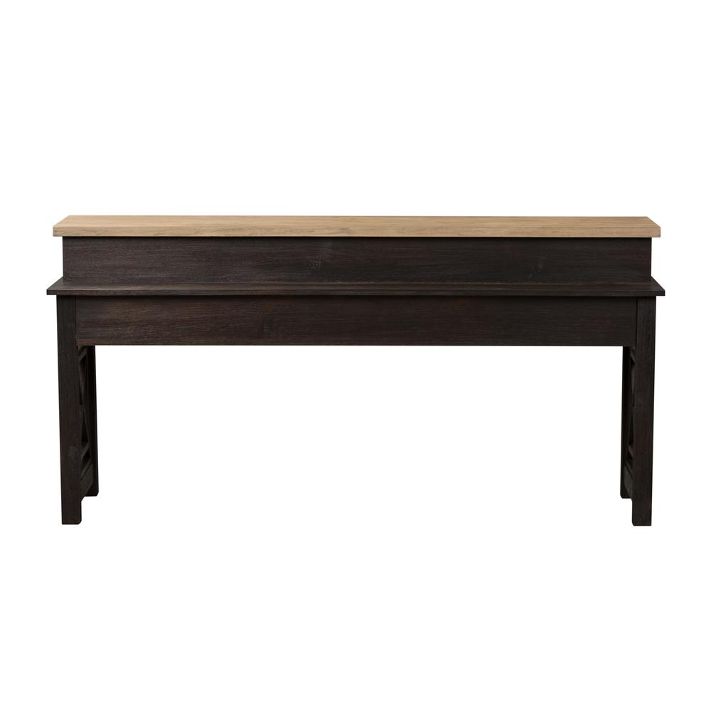Heatherbrook Console Bar Table in Charcoal