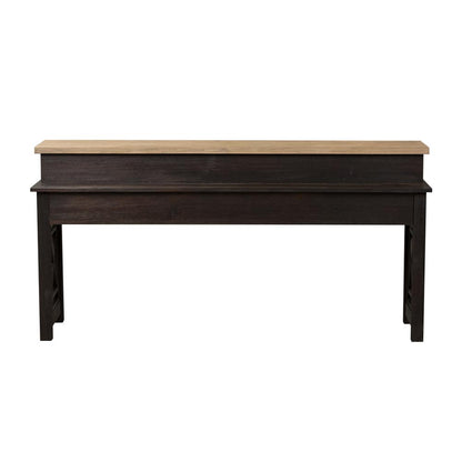 Heatherbrook Console Bar Table in Charcoal